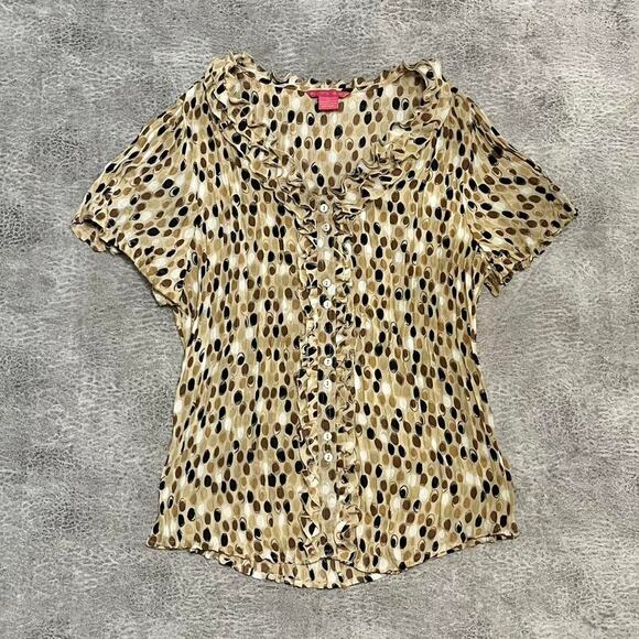 Sunny leigh ruched button up top - Picture 1 of 6